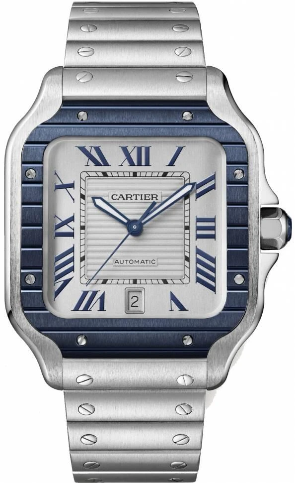 Купить копии элитных часов  Cartier Santos De WSSA0047: в наличии!
