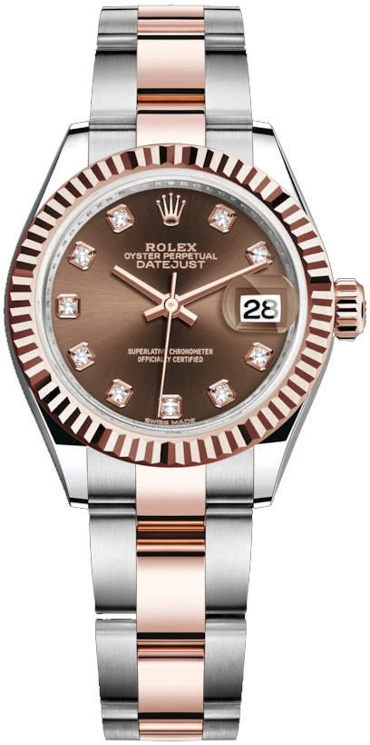 Купить копии элитных часов  Rolex Lady-Datejust 28 Oyster m279171-0012: в наличии!