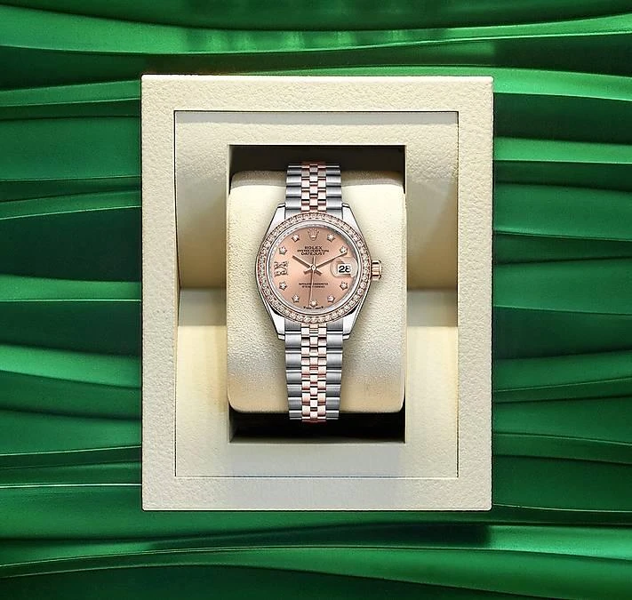 Купить копии элитных часов  Rolex Lady-Datejust Oyster Perpetual 28 mm m279381rbr-0027: в наличии!