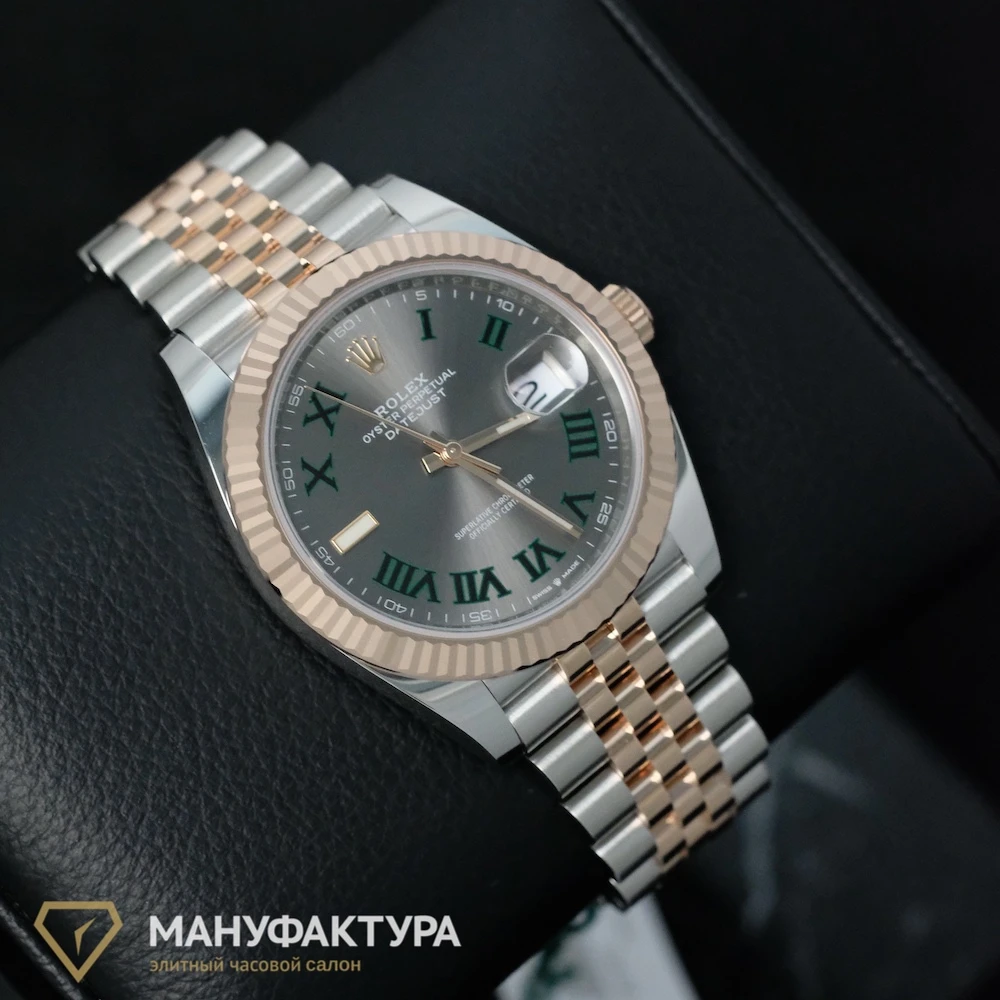 Купить копии элитных часов  Rolex Datejust 41mm Wimbledon 2022 126331: в наличии!