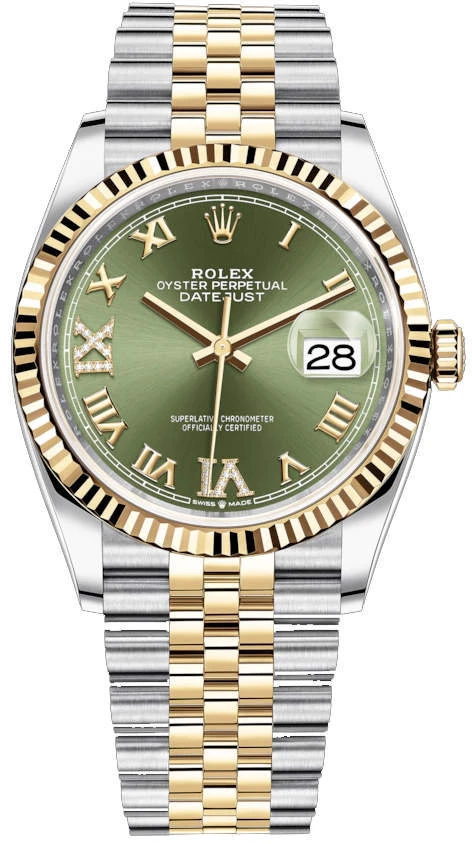 Купить копии элитных часов  Rolex Datejust 36 Oyster m126233-0025: в наличии!