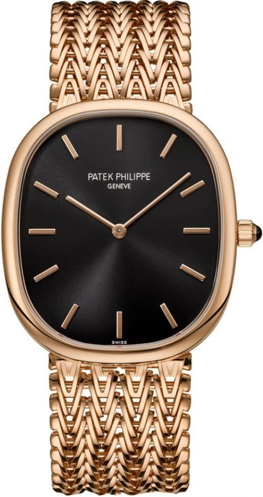 Купить копии элитных часов  Patek Philippe Golden Ellipse 5738/1R-001: в наличии!
