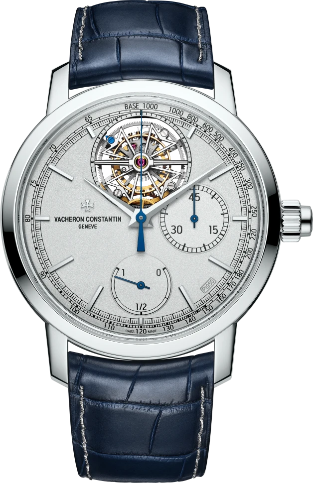Купить копии элитных часов  Vacheron Constantin Traditionnelle Tourbillon Chronograph Collection Excellence Platine 5100T/000P-H041: в наличии!