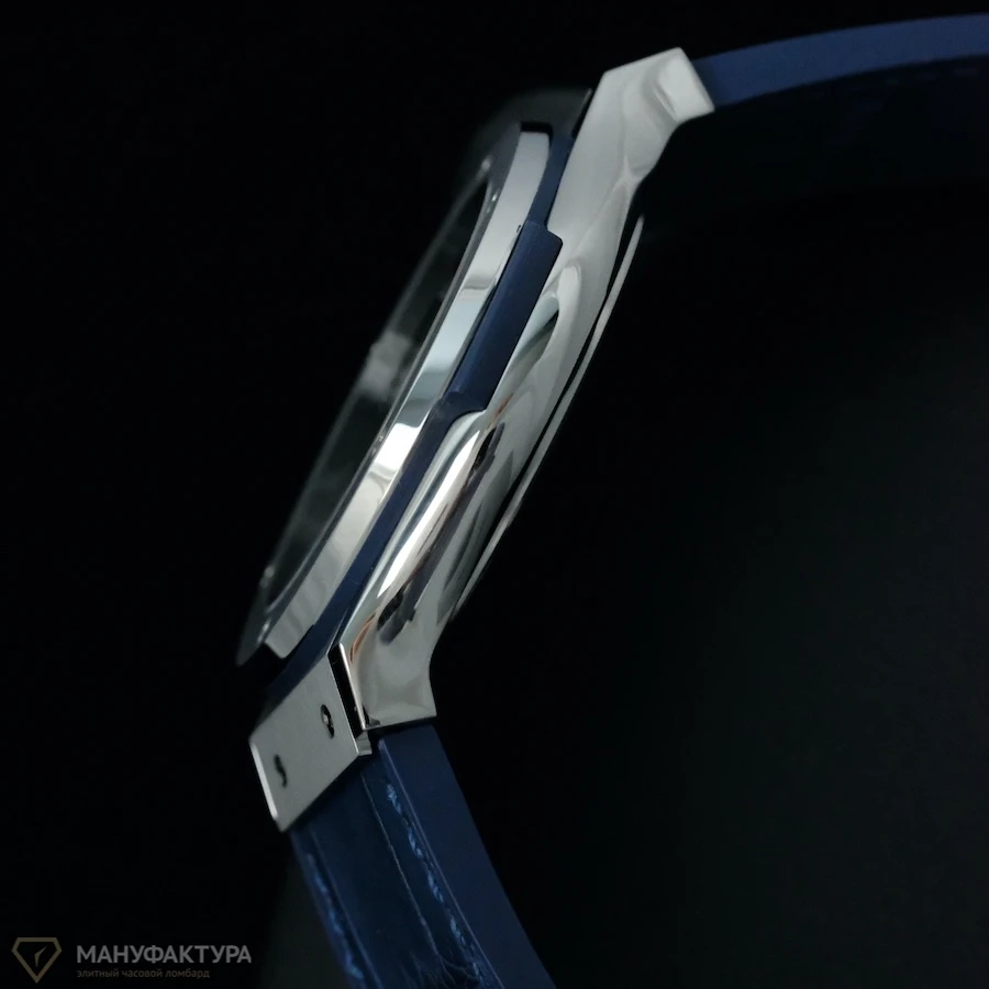 Купить копии элитных часов  Hublot Classic Fusion Blue Titanium 45 mm 511.NX.7170.LR: в наличии!