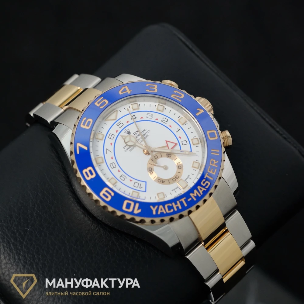 Купить копии элитных часов  Rolex Yacht-Master II Steel Rose Gold 116681: в наличии!