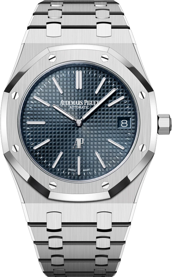 Купить копии элитных часов  Audemars Piguet Royal Oak Jumbo Extra-thin 16202ST.OO.1240ST.02: в наличии!