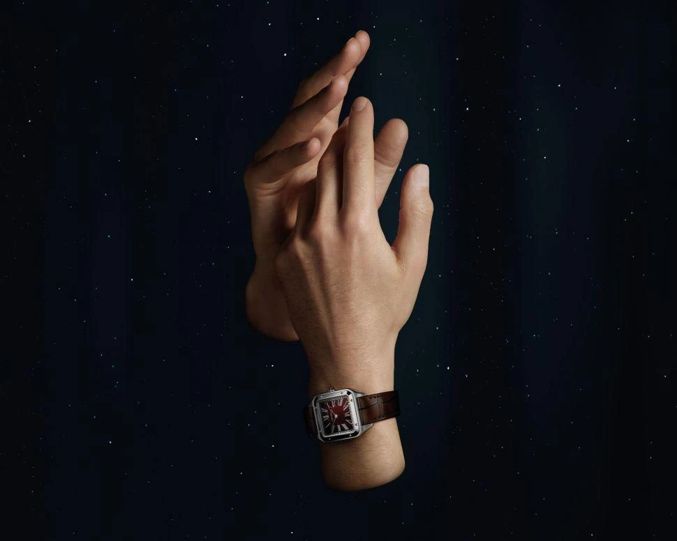 Купить копии элитных часов  Cartier Santos-Dumont Rewind WGSA0102: в наличии!