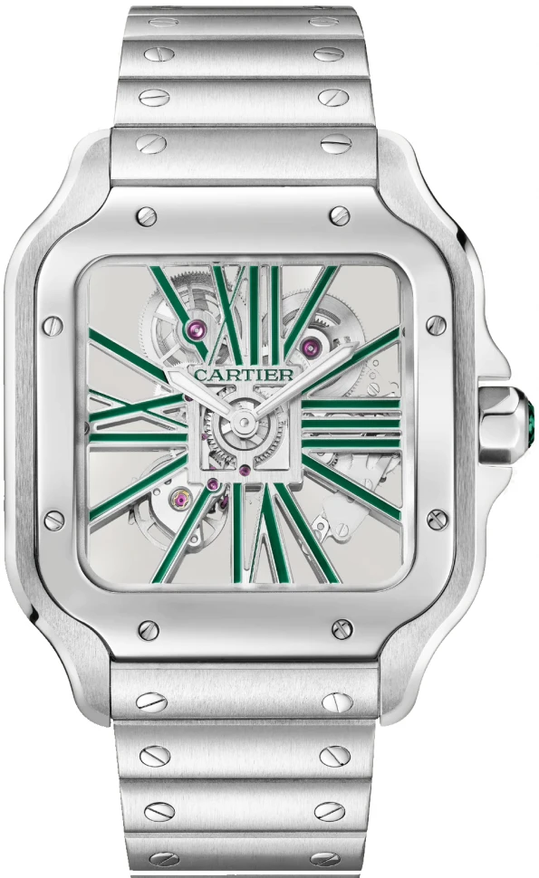 Купить копии элитных часов  Cartier Santos de  Watch WHSA0028: в наличии!
