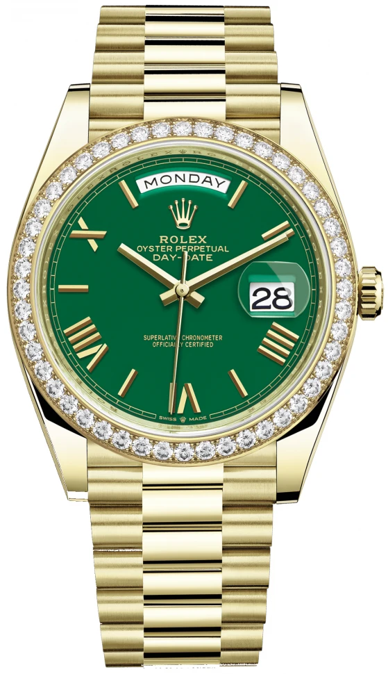 Купить копии элитных часов  Rolex Day-Date 40 Oyster Perpetual m228348rbr-0040: в наличии!