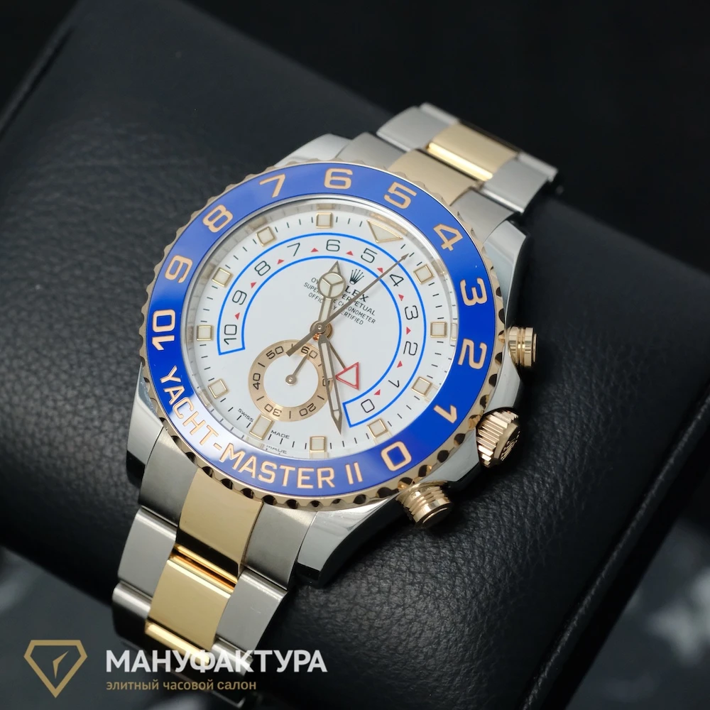 Купить копии элитных часов  Rolex Yacht-Master II Steel Rose Gold 116681: в наличии!