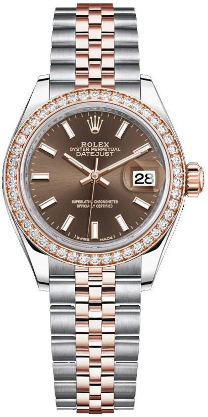 Купить копии элитных часов  Rolex Lady-Datejust 28 Oyster m279381rbr-0017: в наличии!
