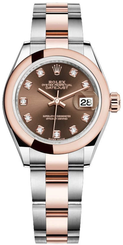 Купить копии элитных часов  Rolex Lady-Datejust 28 Oyster m279161-0012: в наличии!