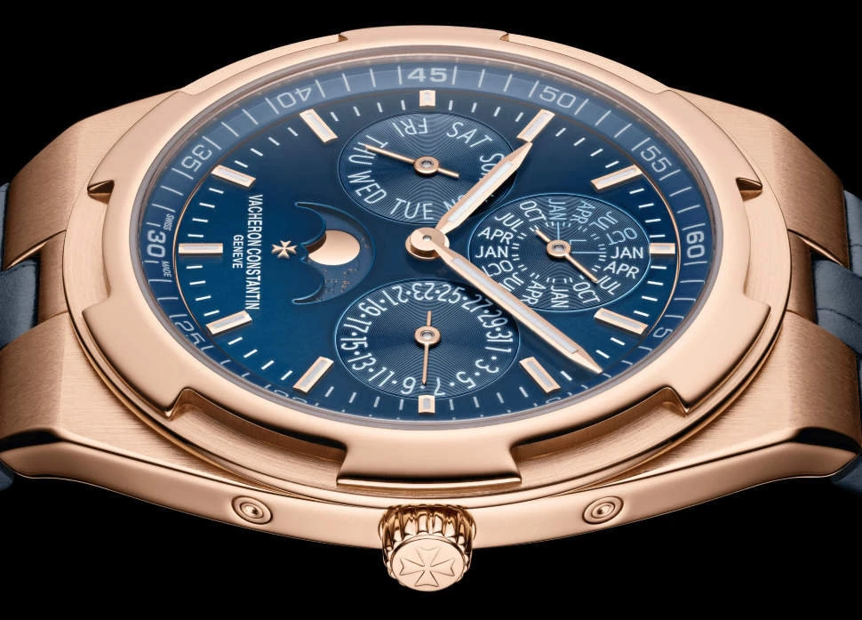 Купить копии элитных часов  Vacheron Constantin Overseas Perpetual Calendar Ultra-thin 4300V/000R-B509: в наличии!