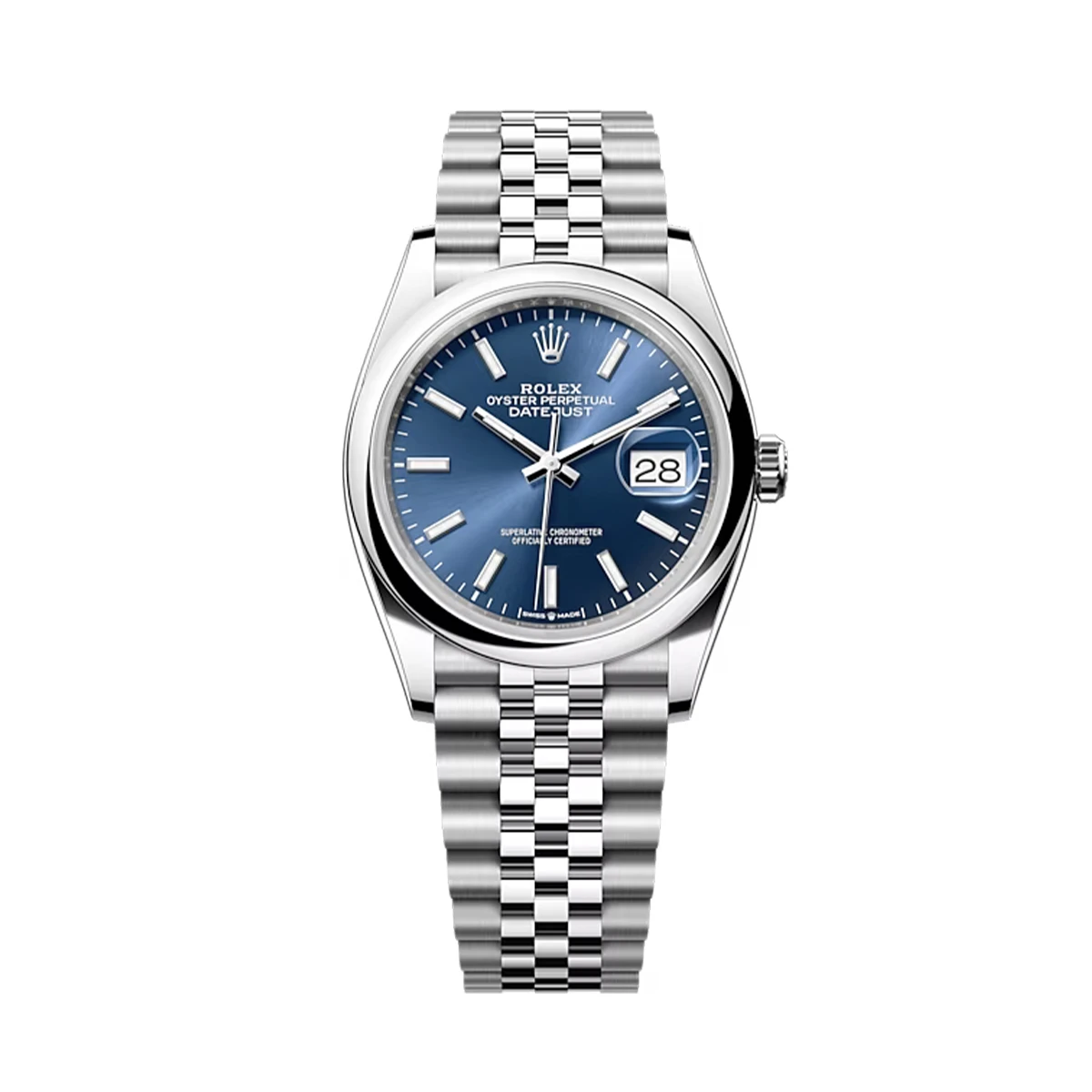 Купить копии элитных часов  Rolex Oyster Perpetual  Datejust 36мм Blue Dial Jubilee Bracelet 126200: в наличии!