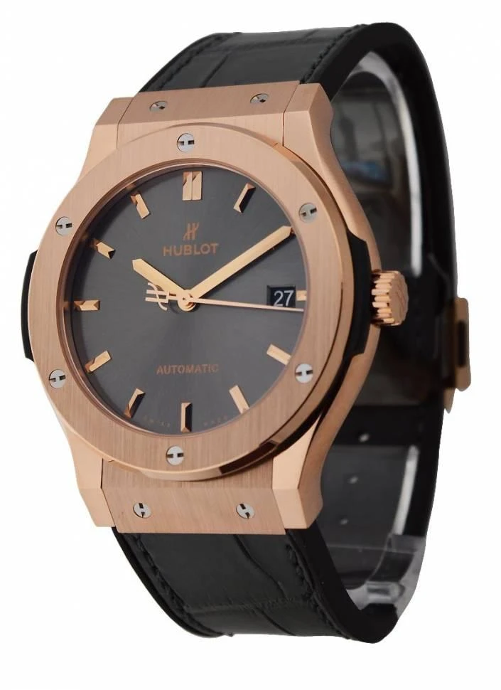 Купить копии элитных часов  Hublot Classic Fusion Racing Grey King Gold 511.OX.7081.RX: в наличии!
