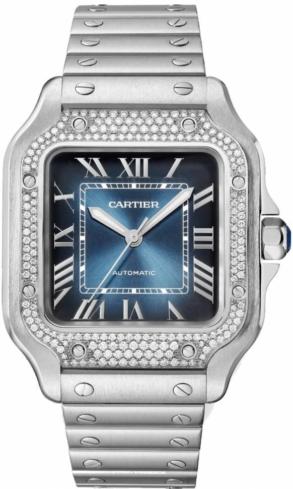 Купить копии элитных часов  Cartier Santos De W4SA0006: в наличии!