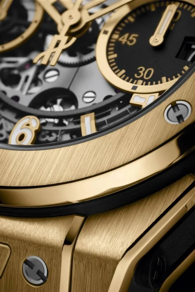 Купить копии элитных часов  Hublot Big Bang Unico Yellow Gold 441.VX.1131.RX: в наличии!