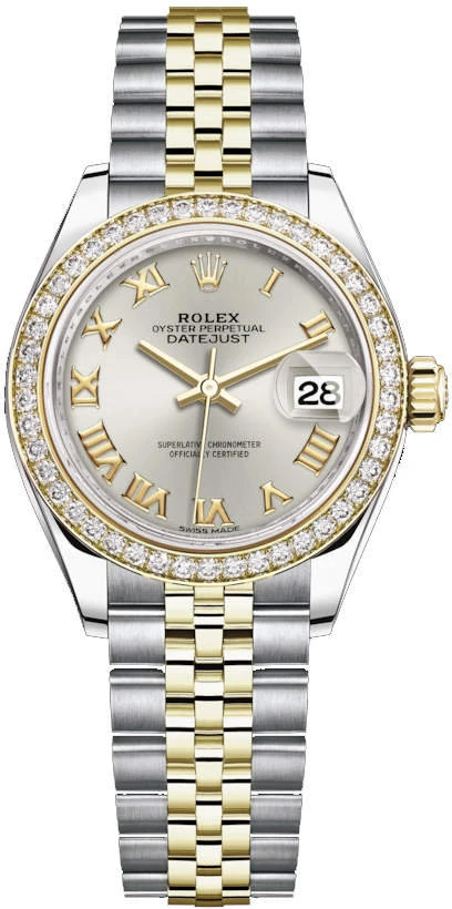 Купить копии элитных часов  Rolex Lady-Datejust 28 Oyster m279383rbr-0005: в наличии!