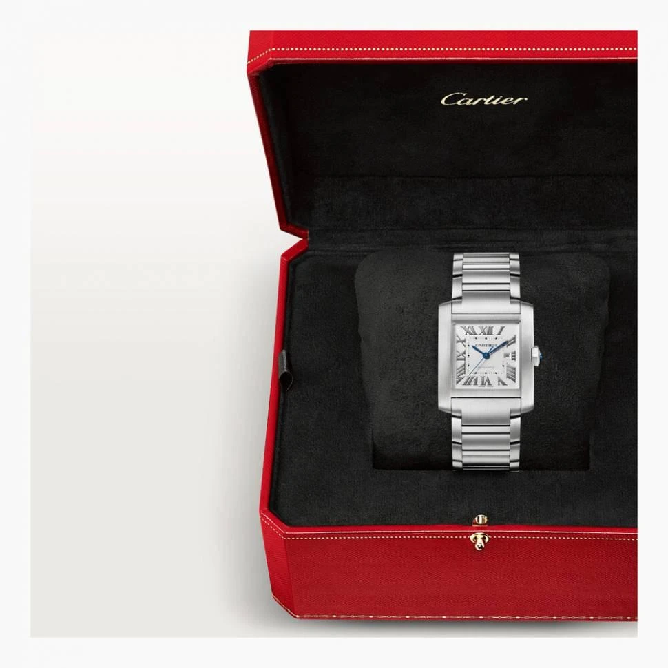 Купить копии элитных часов  Cartier Tank Francaise Watch WSTA0067: в наличии!