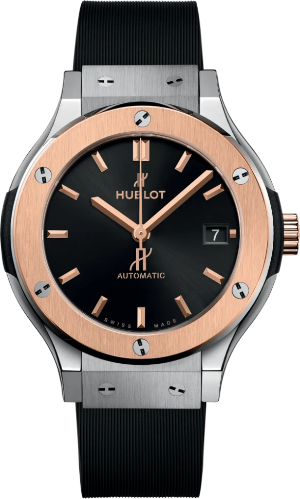 Купить копии элитных часов  Hublot Classic Fusion Titanium King Gold 565.NO.1480.RX: в наличии!