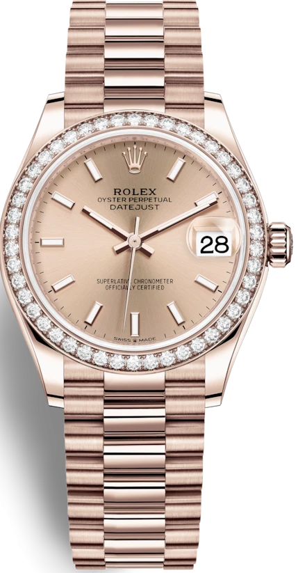 Купить копии элитных часов  Rolex Datejust 31 m278285rbr-0018: в наличии!