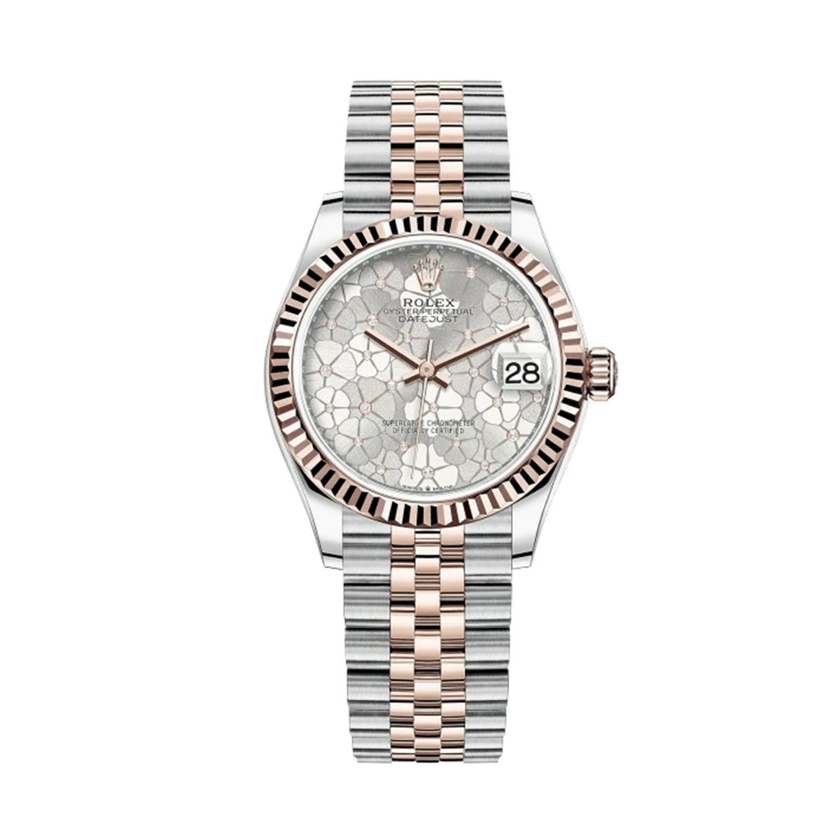 Купить копии элитных часов  Rolex Datejust 31mm Steel and Everose Gold 278271: в наличии!
