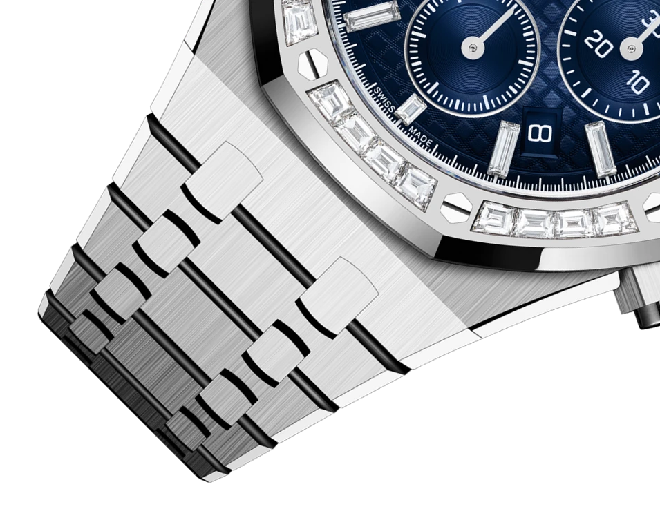 Купить копии элитных часов  Audemars Piguet Royal Oak Selfwinding Chronograph 26715BC.ZZ.1356BC.01: в наличии!