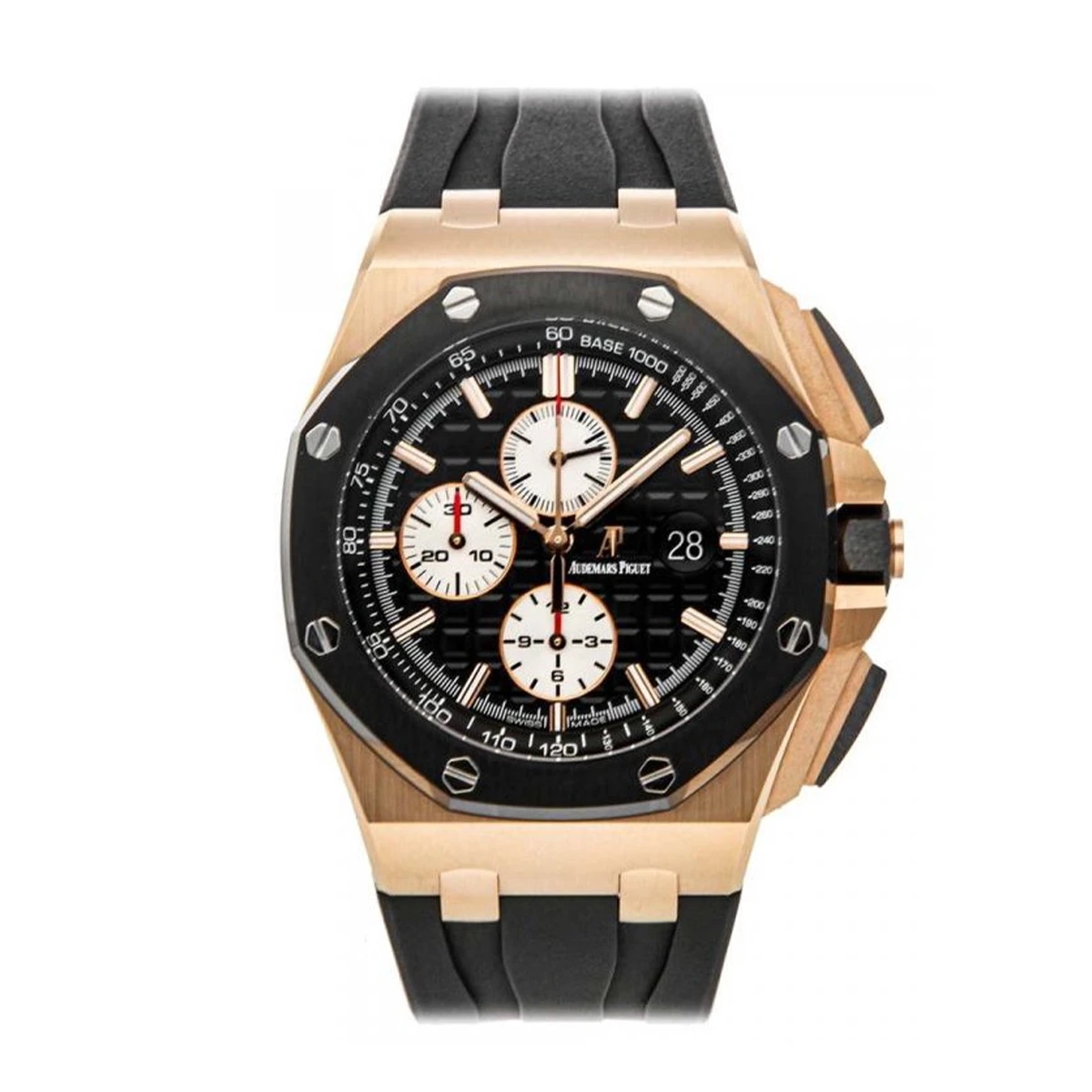 Купить копии элитных часов  Audemars Piguet Royal Oak Offshore Rose Gold 26400RO.OO.A002CA.01: в наличии!