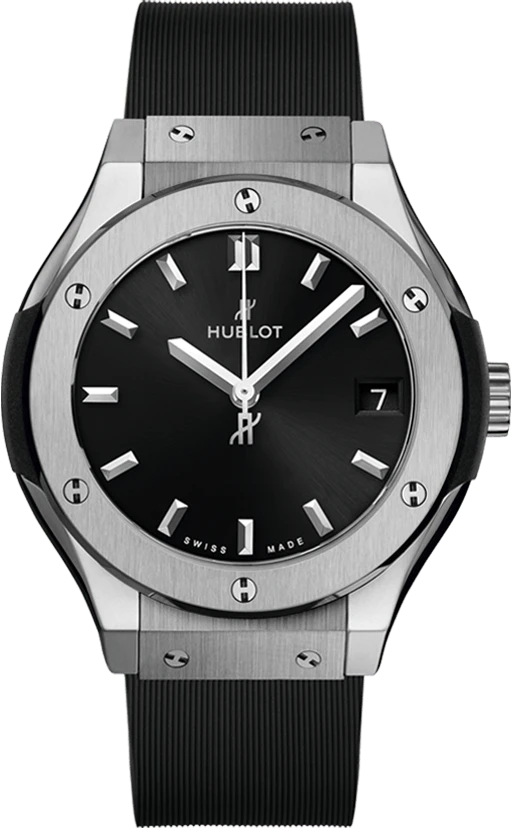 Купить копии элитных часов  Hublot Classic Fusion Titanium 581.NX.1470.RX: в наличии!