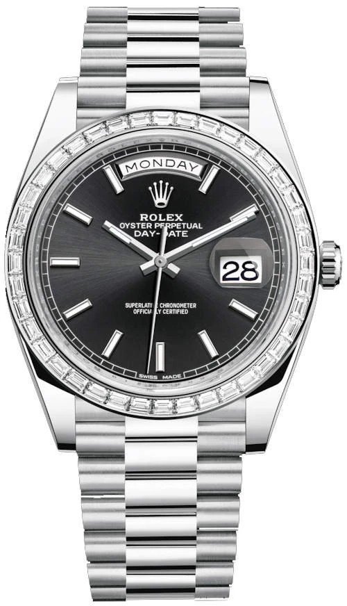 Купить копии элитных часов  Rolex Day-Date 40 Oyster m228396tbr-0024: в наличии!