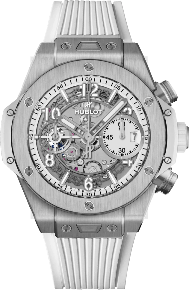 Купить копии элитных часов  Hublot Big Bang Unico Titanium White 441.NE.2011.RW: в наличии!