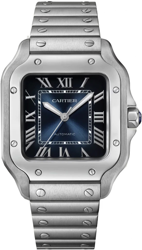 Купить копии элитных часов  Cartier Santos de  Watch WSSA0063: в наличии!