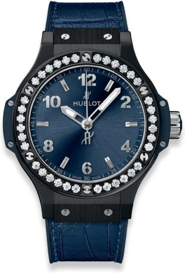 Big Bang Ceramic Blue Diamonds 38 mm