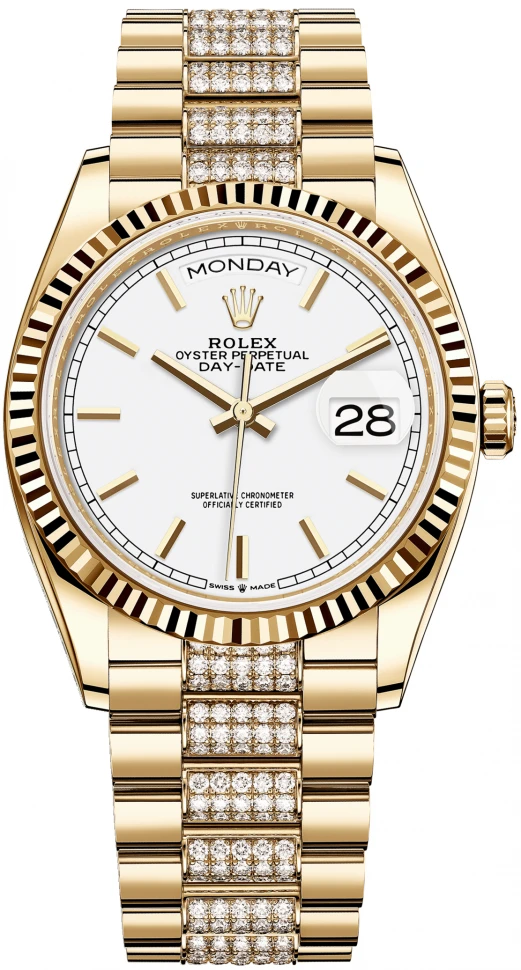 Купить копии элитных часов  Rolex Day-Date 36 Oyster Perpetual m128238-0082: в наличии!