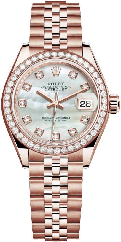 Купить копии элитных часов  Rolex Lady-Datejust 28 Oyster m279135rbr-0019: в наличии!