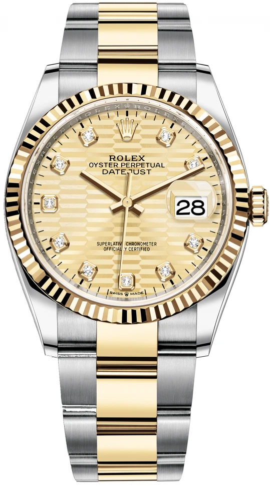Купить копии элитных часов  Rolex Datejust 36 Oyster Perpetual m126233-0046: в наличии!