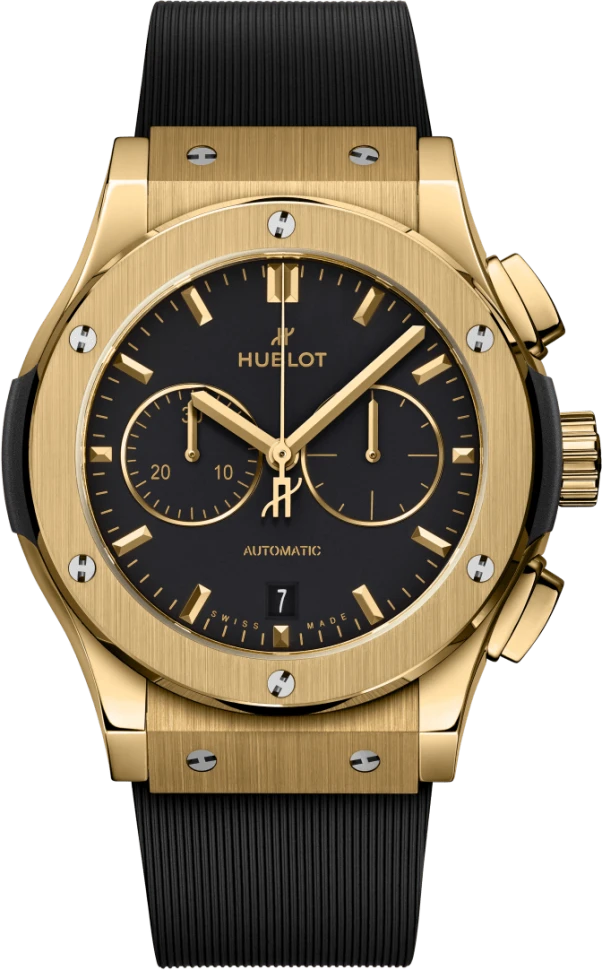 Купить копии элитных часов  Hublot Classic Fusion Chronograph Yellow Gold 541.VX.1130.RX: в наличии!