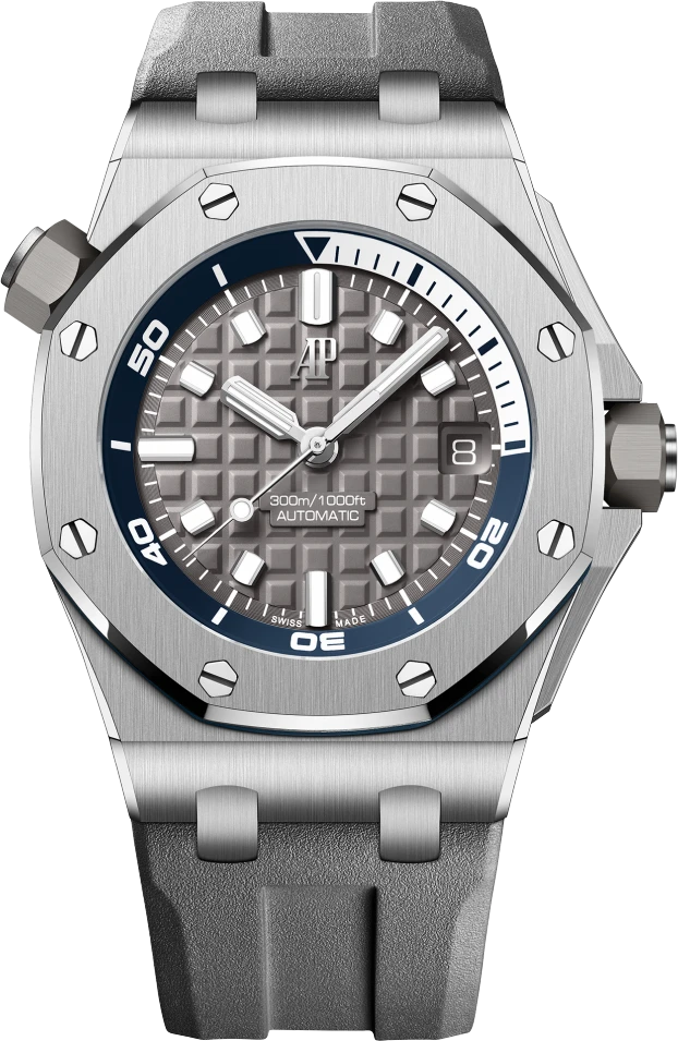 Купить копии элитных часов  Audemars Piguet Royal Oak Offshore Diver 15720ST.OO.A009CA.01: в наличии!