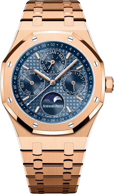 Купить копии элитных часов  Audemars Piguet Royal Oak Perpetual Calendar 26574OR.OO.1220OR.03: в наличии!