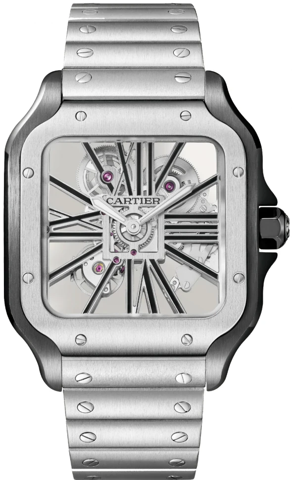 Купить копии элитных часов  Cartier Santos de  Watch WHSA0027: в наличии!
