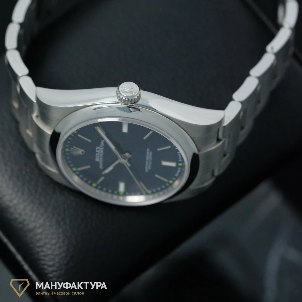 Купить копии элитных часов  Rolex Oyster Perpetual 39mm Blue Dial 114300: в наличии!