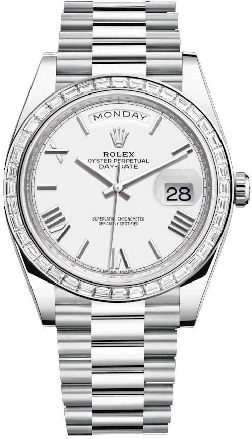 Купить копии элитных часов  Rolex Day-Date 40 Oyster m228396tbr-0018: в наличии!