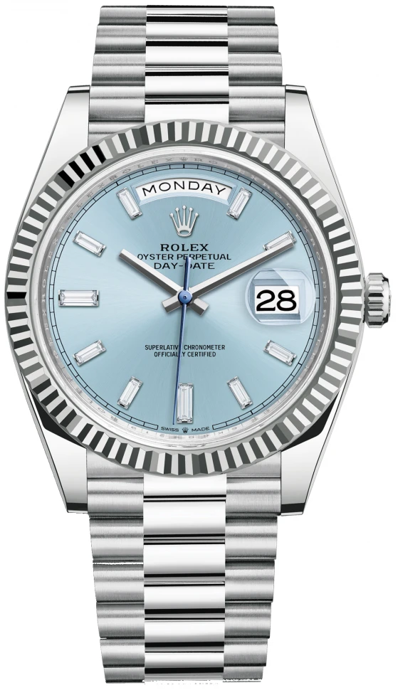 Купить копии элитных часов  Rolex Day-Date 40 Oyster Perpetual m228236-0006: в наличии!