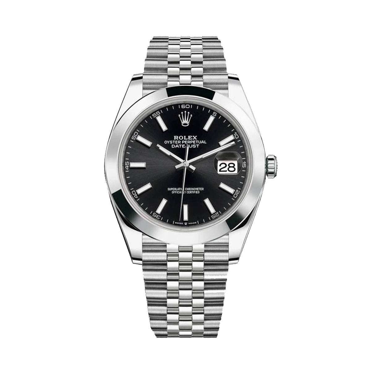 Купить копии элитных часов  Rolex Oyster Perpetual Datejust 41 mm Black 126300: в наличии!