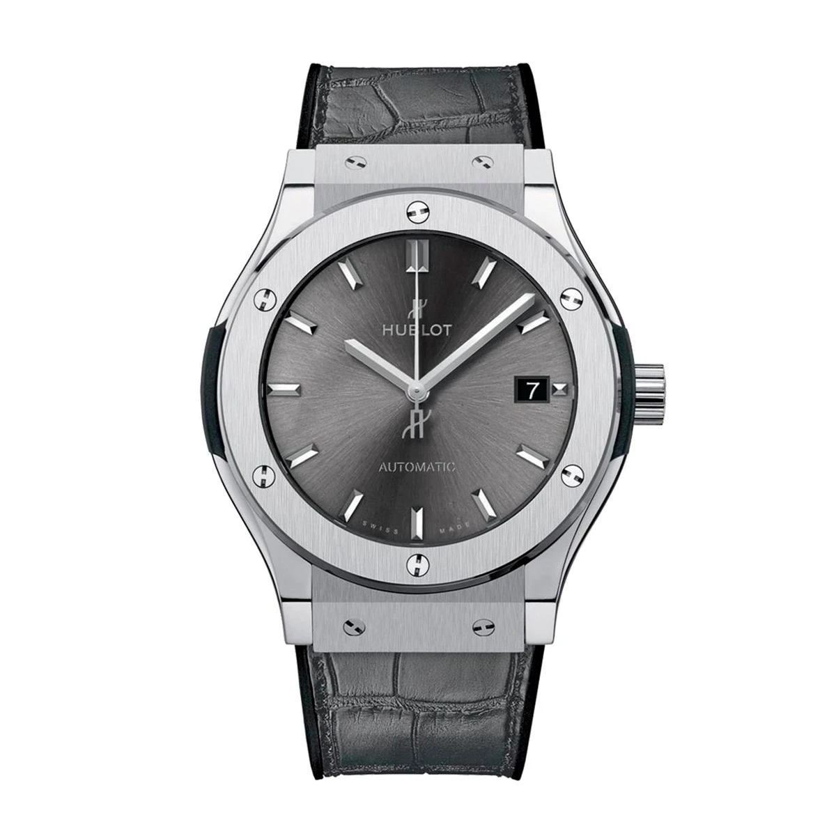 Купить копии элитных часов  Hublot Fusion 45mm Racing Grey Titanium 511.NX.7071.LR: в наличии!