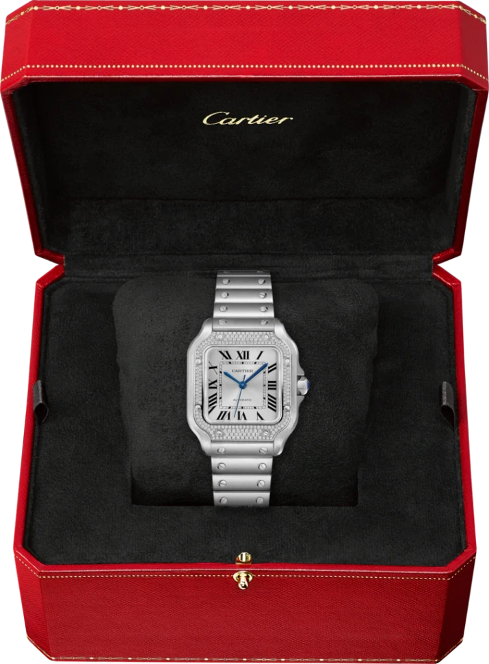 Купить копии элитных часов  Cartier Santos De W4SA0005: в наличии!