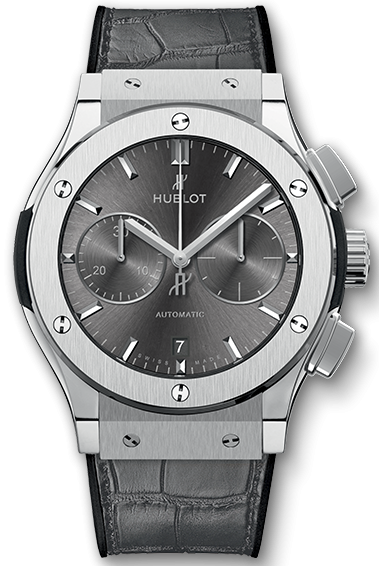 Classic Fusion Racing Grey Chronograph Titanium 45