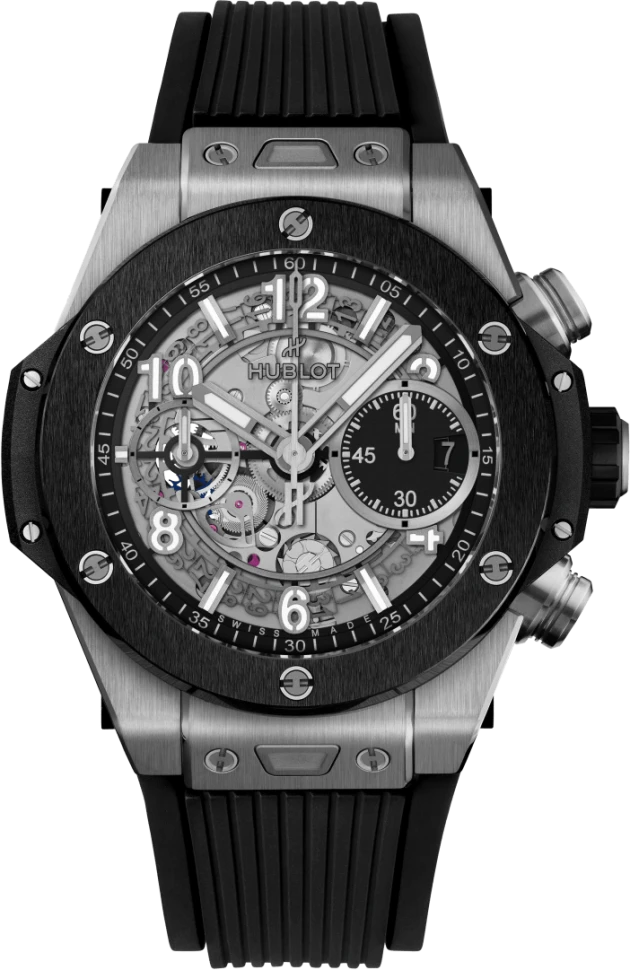 Купить копии элитных часов  Hublot Big Bang Unico Titanium Ceramic 441.NM.1171.RX: в наличии!