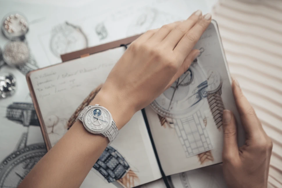 Купить копии элитных часов  Vacheron Constantin Egerie Moon Phase Jewellery 8016F/127G-B499: в наличии!