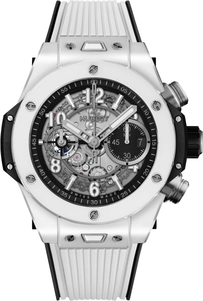 Купить копии элитных часов  Hublot Big Bang Unico White Ceramic 421.HX.1170.RX: в наличии!